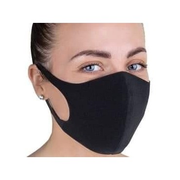 Mascarilla protectora con filtro de carbón Pitta Ulka, Negro