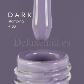 Esmalte Stamping Dark 33, Lila grisáceo, 10 ml