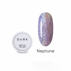 Gel Galactic Neptune Dark, gel para decoración de uñas, traslúcido con brillo, 5 gr