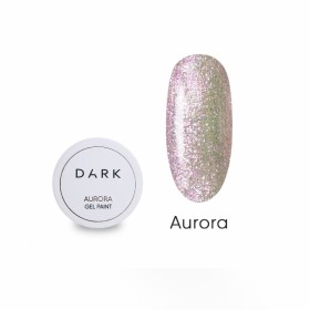 Gel Galactic Aurora Dark, gel para decoración de uñas, traslúcido con brillo, 5 gr
