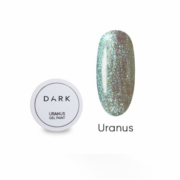 Gel Galactic Uranus Dark, gel para decoración de uñas, traslúcido con brillo, 5 gr