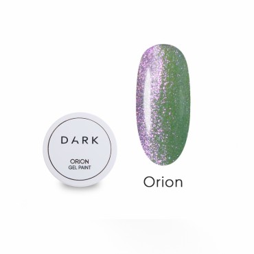 Gel Galactic Orion Dark, gel para decoración de uñas, traslúcido con brillo, 5 gr