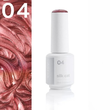 Esmalte permanente Silk Cat 04 Easy, Rosa, 7,5 ml