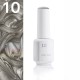 Esmalte permanente Silk Cat 10 Easy, Plata, 7,5 ml