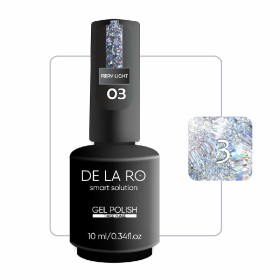 Esmalte Permanente Fiery Light 03 DE LA RO, 10 ml