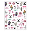 Pegatina adhesiva JO-2421, Haloween, multicolor