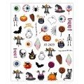 Pegatina adhesiva JO-2429, Haloween, multicolor