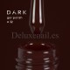 Gel Polish 032 DARK, esmalte semipermanente marrón chocolate, 6 ml