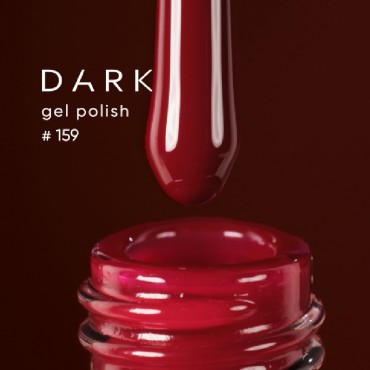 Esmalte Permanente Dark 159, Rojo frambuesa, 6 ml