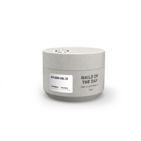 Builder Gel 25 NAILSOFTHEDAY, gel constructor blanco lechoso, 15 ml