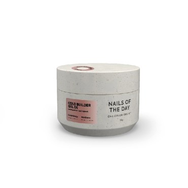 Cold Builder Gel 06 NAILSOFTHEDAY, gel constructor beige rosado oscuro, 15 ml