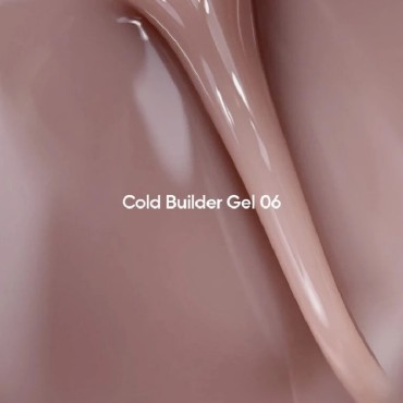 Cold Builder Gel 06 NAILSOFTHEDAY, gel constructor beige rosado oscuro, 15 ml