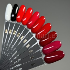 Gel Polish 003 DARK, esmalte semipermanente rojo vivo, 6 ml