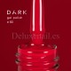 Esmalte Permanente Dark 03, Rojo vivo, 6 ml