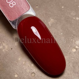 Esmalte Permanente Dark 08, Rojo oscuro, 6 ml