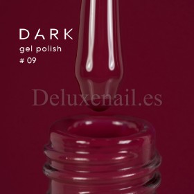Gel Polish 009 DARK, esmalte semipermanente granate, 6 ml