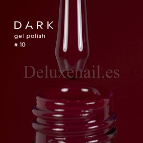 Gel Polish 010 DARK, esmalte semipermanente granate oscuro, 6 ml