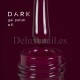 Gel Polish 011 DARK, esmalte semipermanente borgoña oscuro, 6 ml
