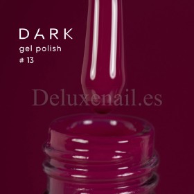 Gel Polish 013 DARK, esmalte semipermanente rojo frambuesa oscuro, 6 ml