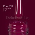 Gel Polish 013 DARK, esmalte semipermanente rojo frambuesa oscuro, 6 ml