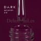 Gel Polish 015 DARK, esmalte semipermanente burdeos oscuro, 6 ml