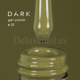Gel Polish 037 DARK, esmalte semipermanente verde oliva, 6 ml