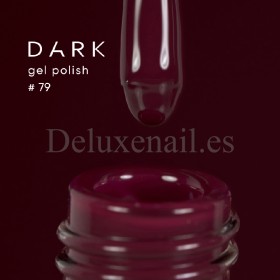 Gel Polish 079 DARK, esmalte semipermanente granate, 6 ml