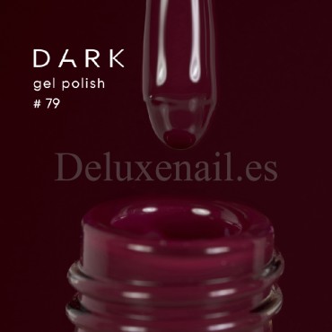 Gel Polish 079 DARK, esmalte semipermanente granate, 6 ml