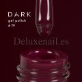 Gel Polish 079 DARK, esmalte semipermanente granate, 6 ml