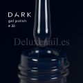 Gel Polish 022 DARK, esmalte semipermanente azul índigo muy oscuro, 6 ml