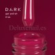 Gel Polish 044 DARK, esmalte semipermanente frambuesa intenso, 6 ml