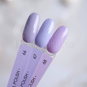 Esmalte Permanente Dark 68, Lila claro, 6 ml