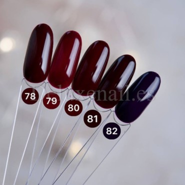 Esmalte Permanente Dark 80, Granate oscuro, 6 ml