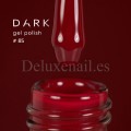 Gel Polish 085 DARK, esmalte semipermanente rojo frambuesa, 6 ml