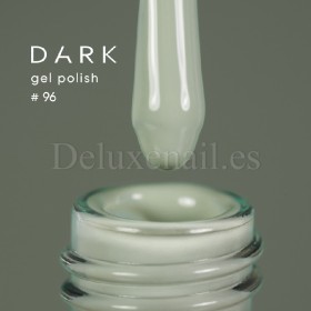 Gel Polish 096 DARK, esmalte semipermanente gris verdoso, 6 ml