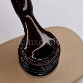 Esmalte Permanente Dark 113, Marrón con micro brillo, 6 ml