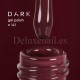 Gel Polish 141 DARK, esmalte semipermanente borgoña, 6 ml
