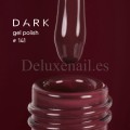 Gel Polish 141 DARK, esmalte semipermanente borgoña, 6 ml