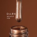 Gel Polish 156 DARK, esmalte semipermanente beige oscuro con micro brillo, 6 ml