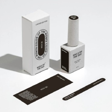 Esmalte Permanente Let’s special Deep Brown NAILSOFTHEDAY, Marrón muy oscuro, 10 ml