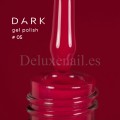 Gel Polish 005 DARK, esmalte semipermanente rojo frambuesa, 6 ml