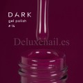 Gel Polish 014 DARK, esmalte semipermanente burdeos, 6 ml