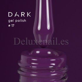 Gel Polish 017 DARK, esmalte semipermanente berengena, 6 ml