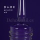 Gel Polish 019 DARK, esmalte semipermanente azul violáceo oscuro, 6 ml
