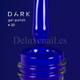 Gel Polish 020 DARK, esmalte semipermanente azul eléctrico, 6 ml