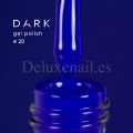 Gel Polish 020 DARK, esmalte semipermanente azul eléctrico, 6 ml