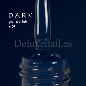 Gel Polish 023 DARK, esmalte semipermanente azul marino oscuro, 6 ml