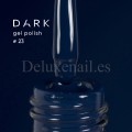 Gel Polish 023 DARK, esmalte semipermanente azul marino oscuro, 6 ml