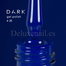Gel Polish 025 DARK, esmalte semipermanente azul real oscuro, 6 ml