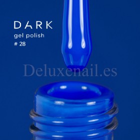 Gel Polish 028 DARK, esmalte semipermanente azul vivo, 6 ml